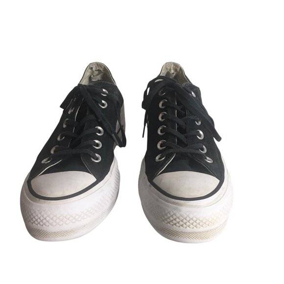 Converse Chuck Taylor All Star Platform Sneaker Women Size 6.5 Canvas Low Top - Picture 1 of 11